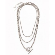 Harding Layered Toggle Chain Necklace