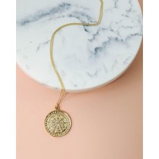 MEGHAN BO DESIGNS - The Buddha Wheel Necklace - Gold