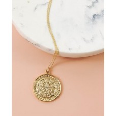 MEGHAN BO DESIGNS - The Buddha Wheel Necklace - Gold