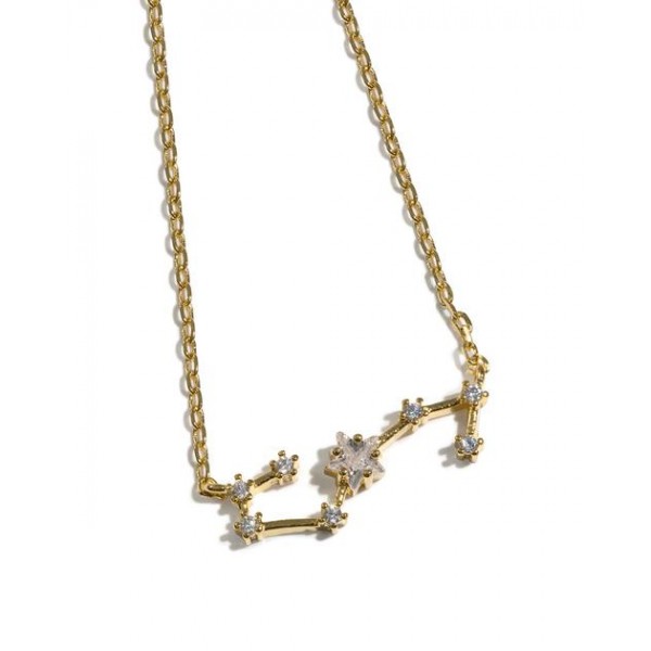 Scorpio 14 Karat Gold Dipped Zodiac Necklace