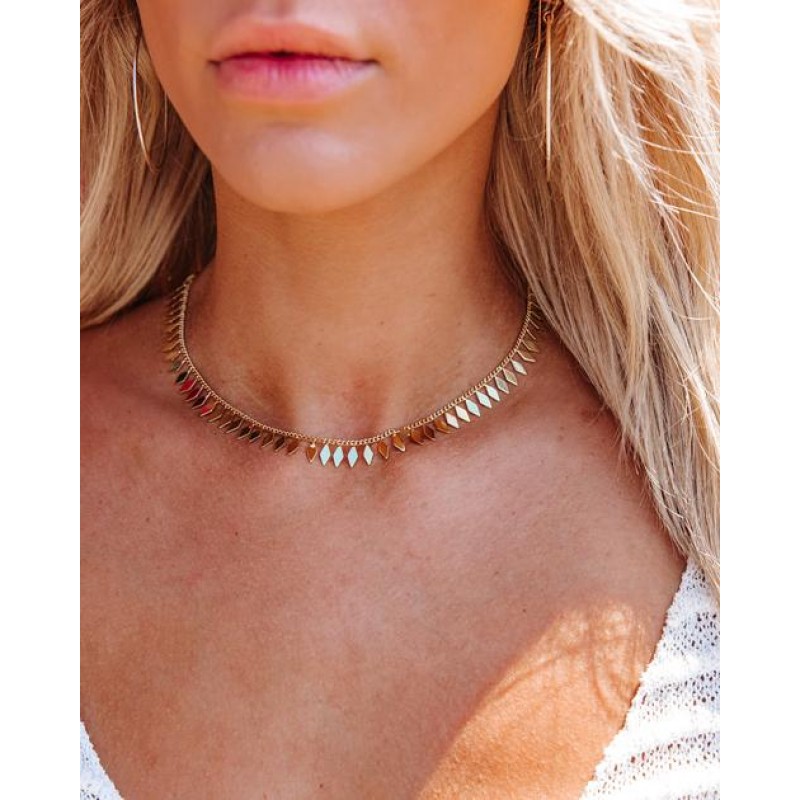 Meghan Bo Designs - Diamond Charm Choker