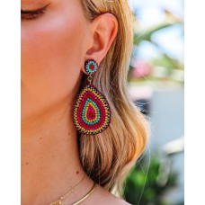 Santa Fe Beaded Statement Earrings