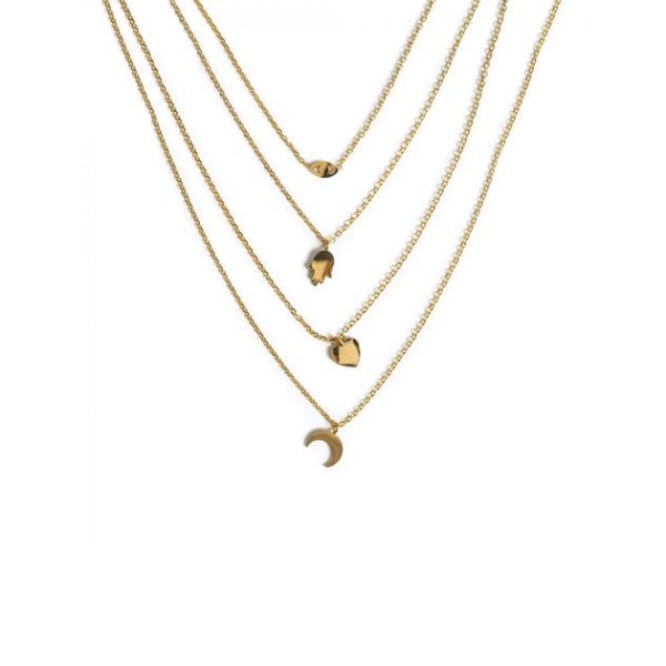 MARRIN COSTELLO - Good Luck Gold Layered Necklace