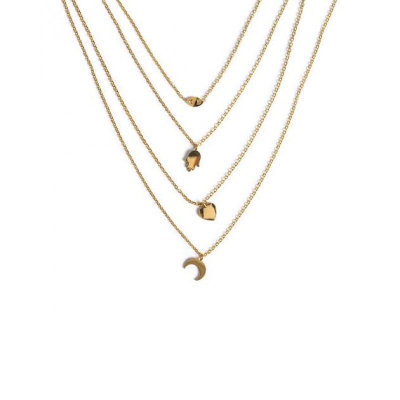 MARRIN COSTELLO - Good Luck Gold Layered Necklace